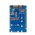 SATA3 to M2 NGFF MSATA SSD adapter card in black or blue colour