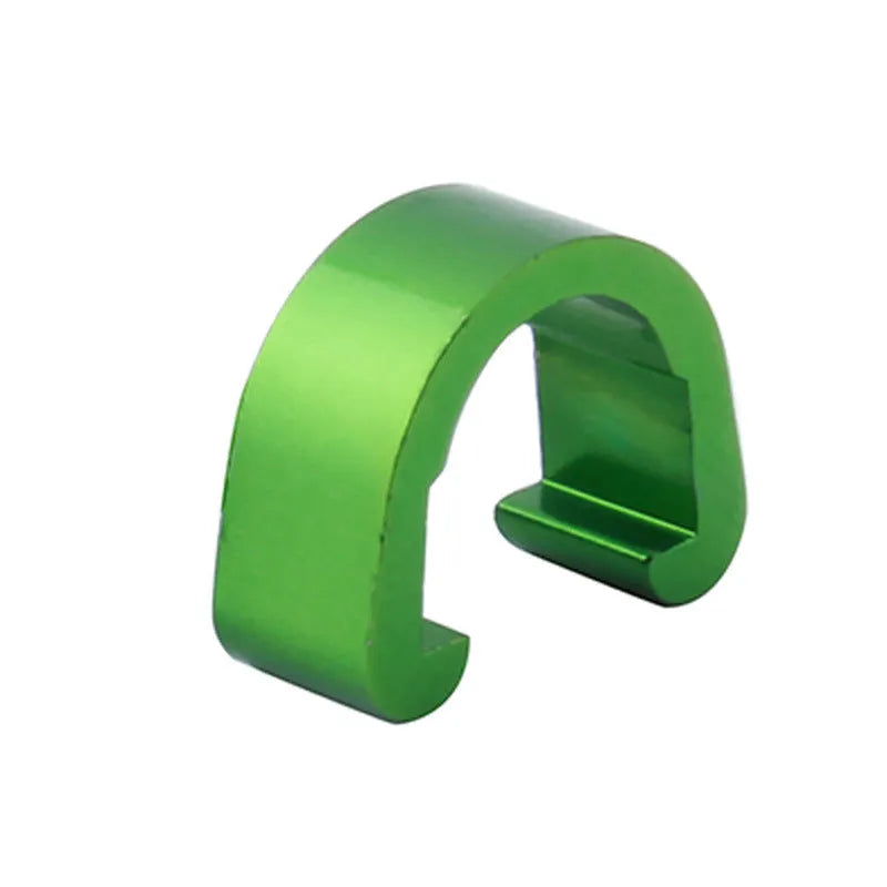 Aluminum alloy C buckle hardware in multiple colours with 10.2mm x 13mm x 5mm dimensions