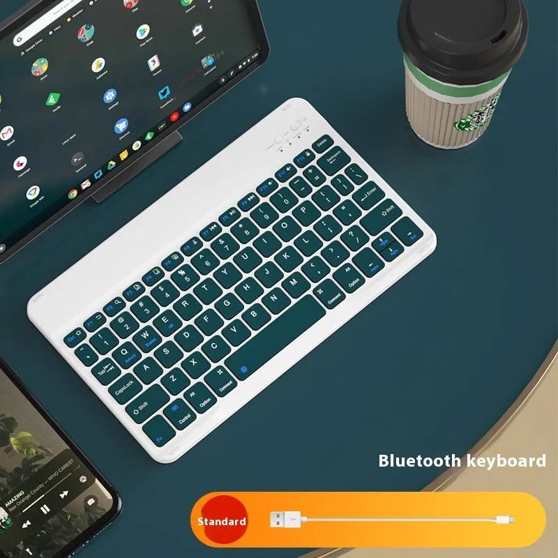 Bluetooth wireless keyboard for tablet PC in multiple colour options with USB charging cable