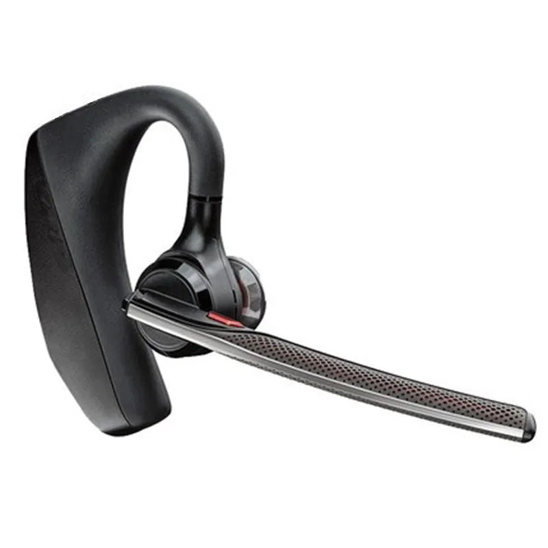 Black plastic Bluetooth sports headphones with battery display and call function