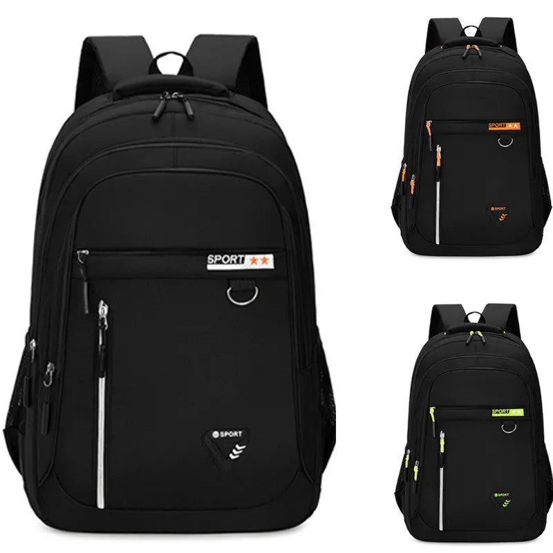 Men's Oxford cloth schoolbag in four colours with large capacity and air pillow belt