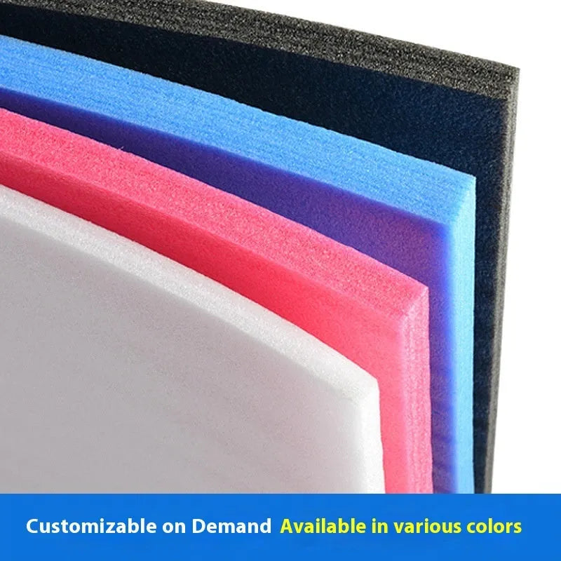 Single white EPE pearl cotton foam board measuring 200x100x1cm used for protective packaging