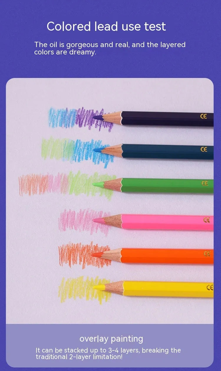 Set of wooden dual-tipped colour pencils with a colour lead at one end and a brush pen tip at the other.