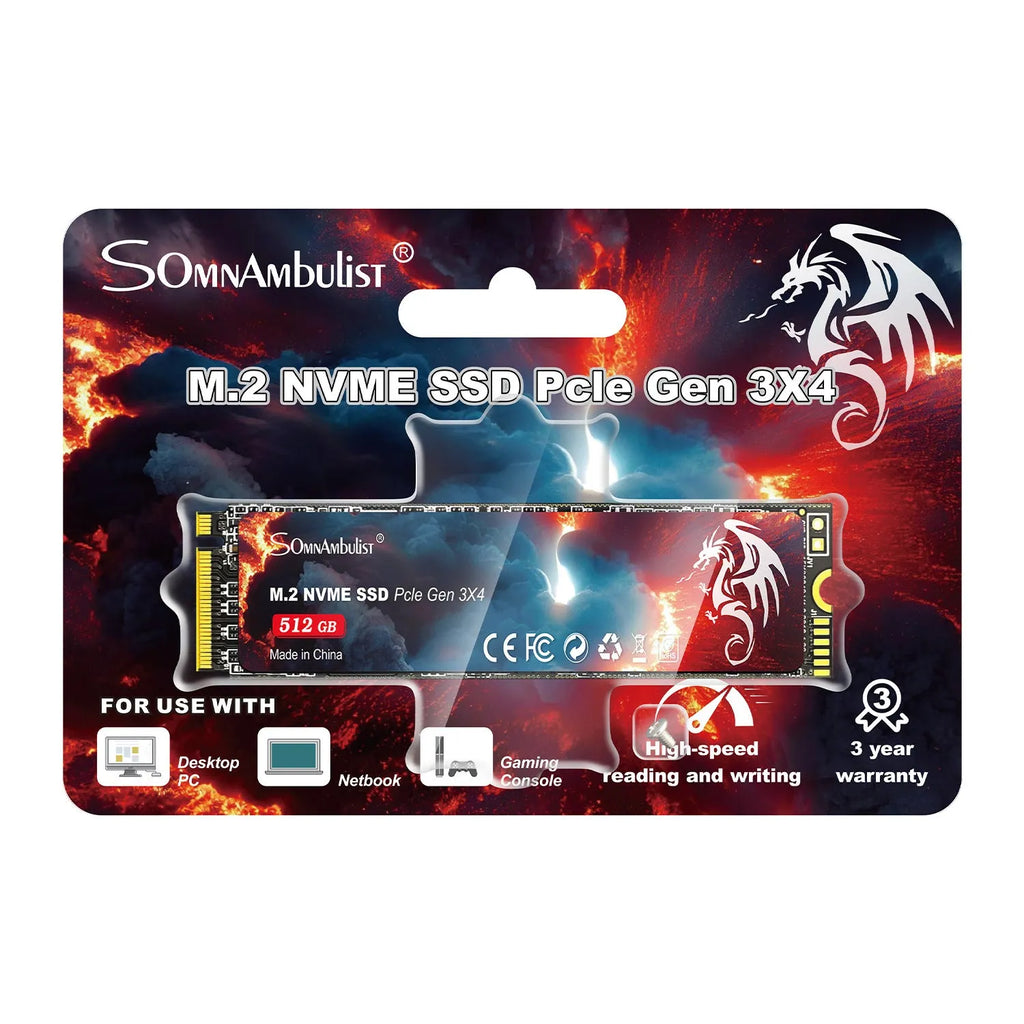 M.2 Solid State Drive for desktop computers with SATA 3.0 interface and capacity options