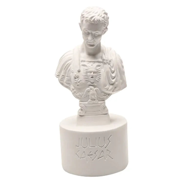 White American character modelling pen holder for desk organisation and stationery storage