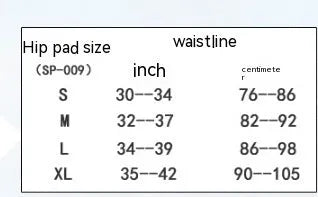 Black cycling hip protection pants with removable gel pads and adjustable leg length system