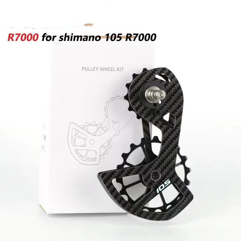 LTWOO 105 large rear derailleur jockey pulley wheels for Shimano R7000 compatibility