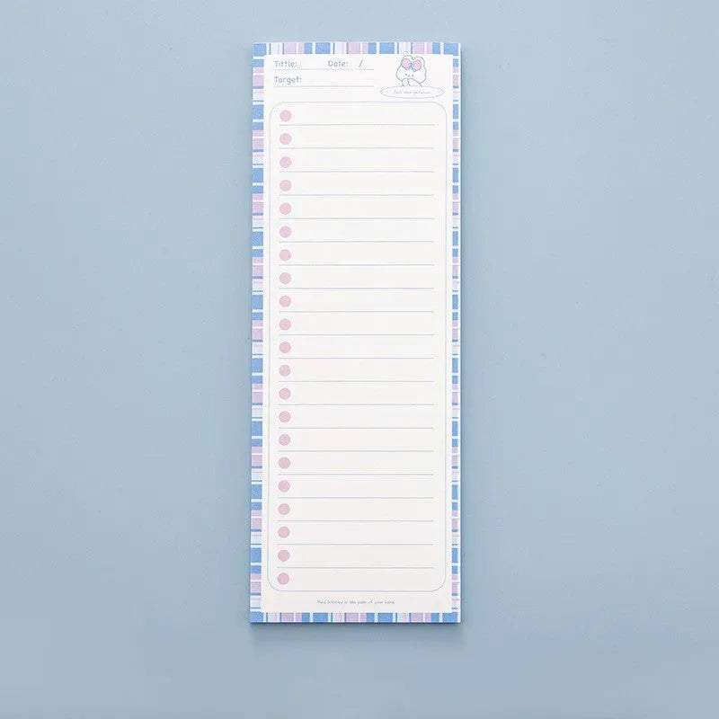 Student notepad with plastic storage box in a choice of colourful and cartoon cover designs.