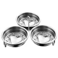 Stainless steel heart-shaped egg steamer for single-egg cooking