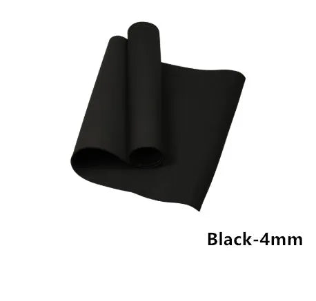 EVA yoga mat in choice of colours with 4mm or 6mm thickness options for fitness exercises