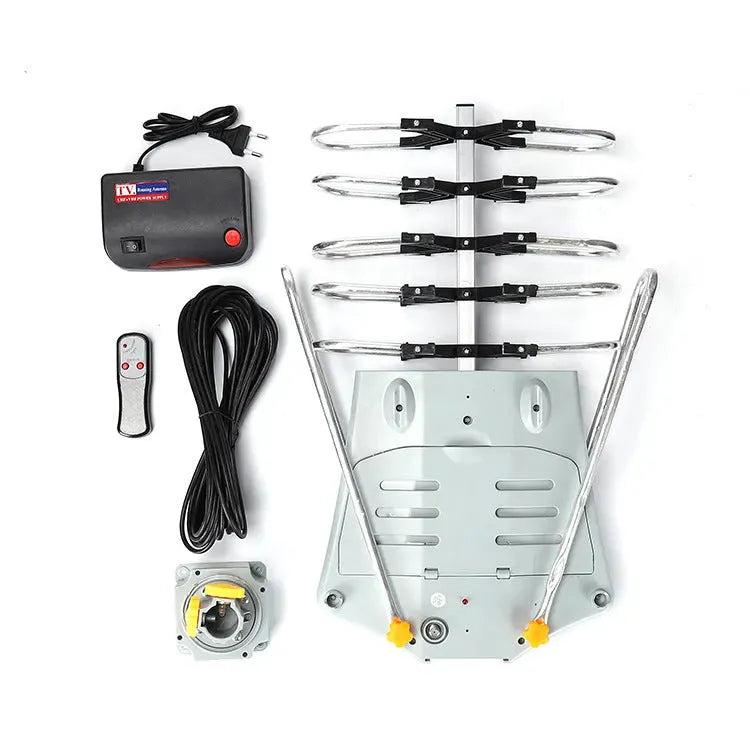 GR-1002 rotatable outdoor digital television antenna with high gain for UHF TV reception.
