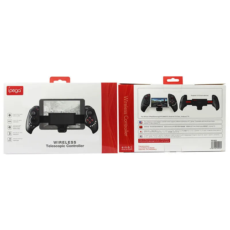 Wireless telescopic gamepad controller PG-9023 made of ABS for iOS Android PC