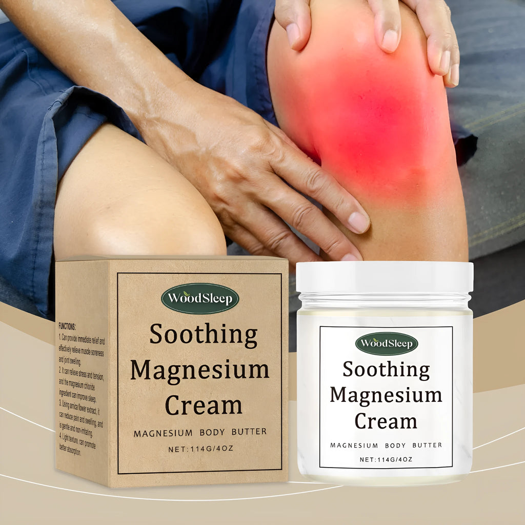 114g jar of magnesium cream for post-exercise body care with DNA magnesium formula