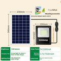 Outdoor solar-powered LED courtyard light with waterproof IP65 rating for garden and pathway illumination