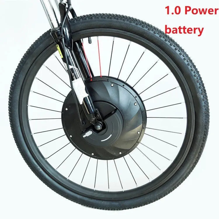 26-inch bicycle electric conversion kit with lithium battery pack and alloy hub motor