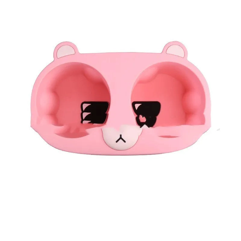 Silicone cup holder limiter with anti-shaking design for car centre console in grey, tan or pink colours