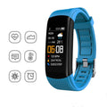 Adult sports silicone pedometer bracelet with 0.96 inch screen and TPU band in multiple colours