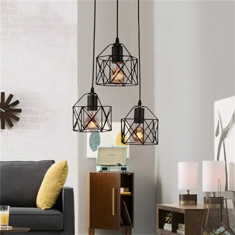 Country style decorative wall light with iron shade, measuring 150mm by 140mm