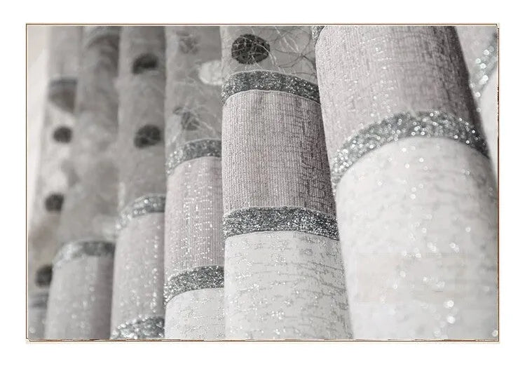 Simple blackout curtain panel showing one of three header styles: hook, Korean hook, or rings.