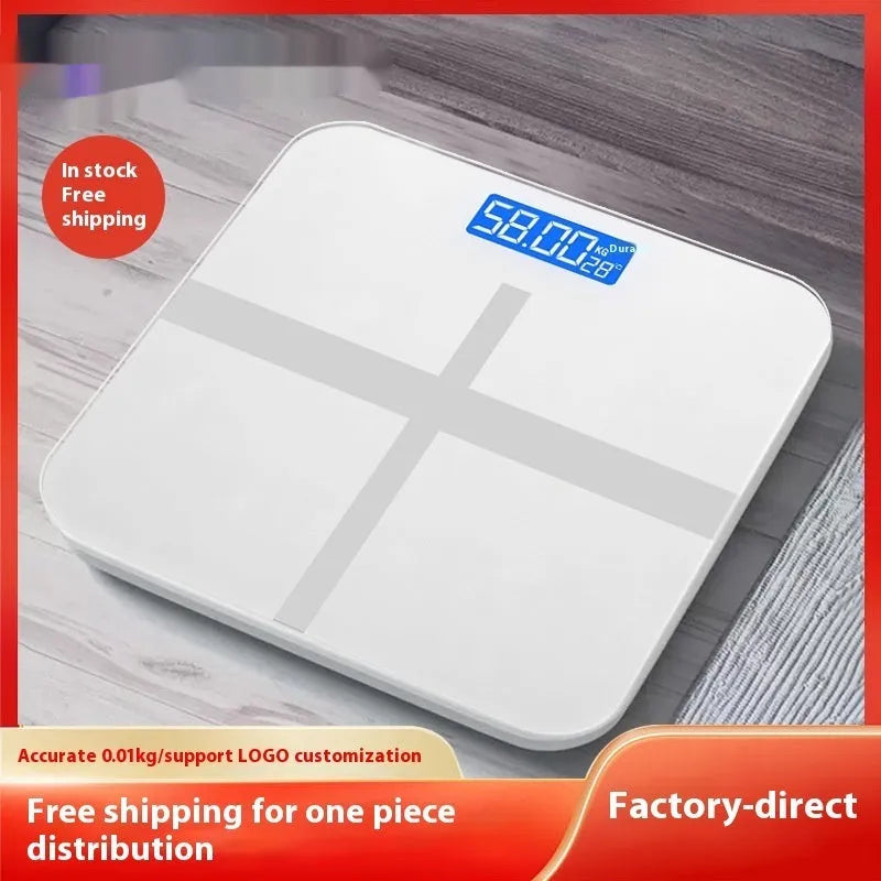 Digital bathroom weighing scale in various colours including Cross Ice Crystal White and Piano Black models