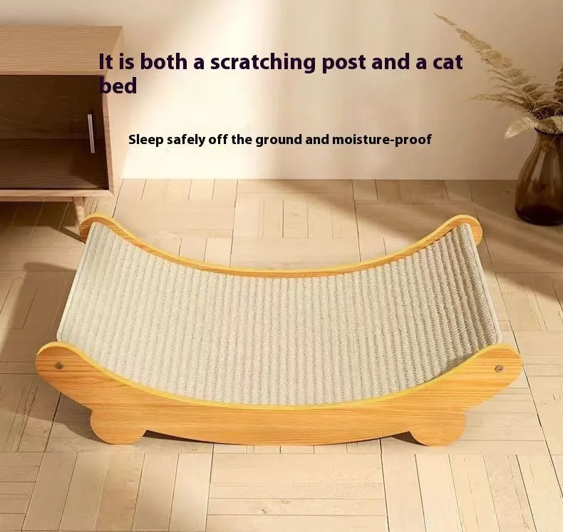Sisal blanket cat scratch board in pastoral style available in small and large sizes