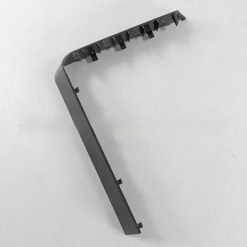 Black and white plastic hard drive baffle cover for internal mounting