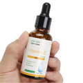 30ml bottle of undiluted Vitamin C skincare essence serum for dull uneven pigmented skin.