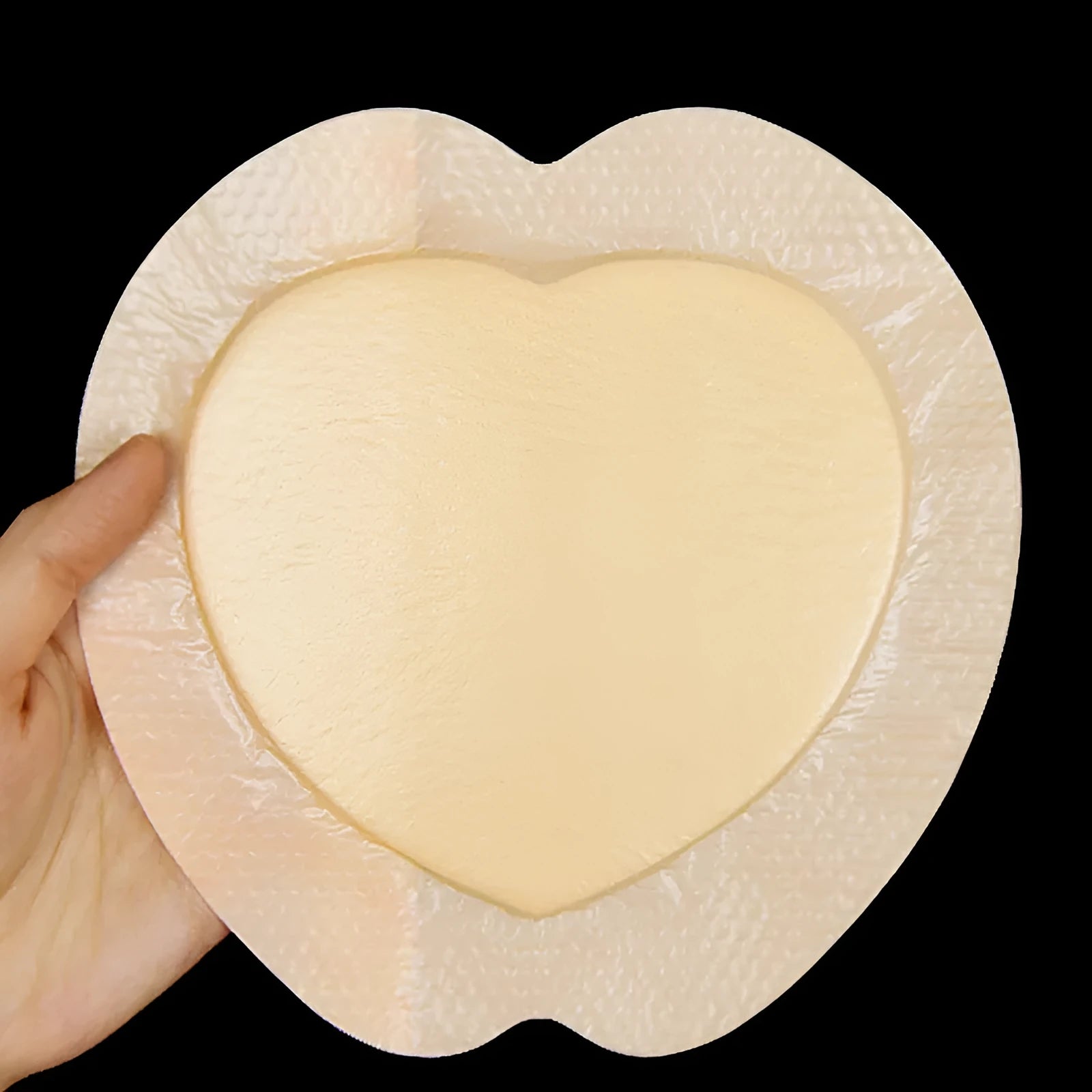 Skin-colour silicone gel foam bedsore dressing sticker for pressure relief