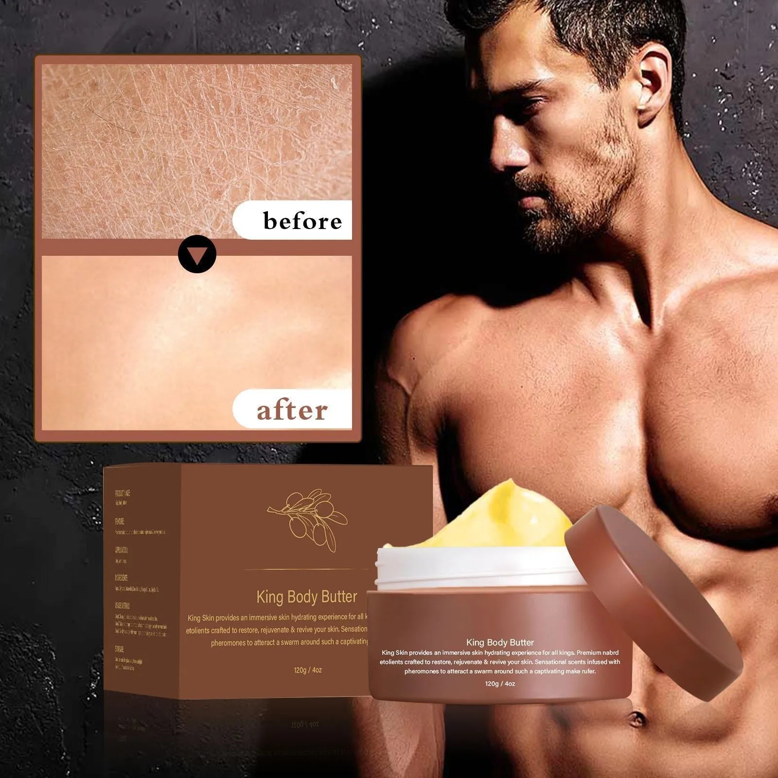 120g body moisturiser cream bottle for dry skin general use