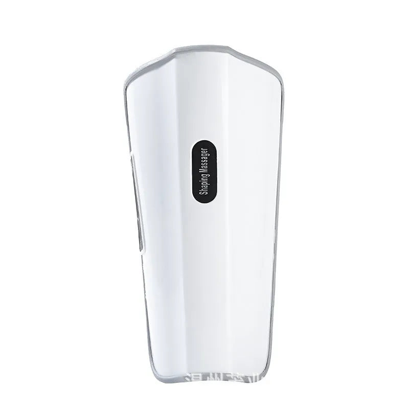 White plastic leg and calf massager unit with mechanical controls for acupoint massage and infrared heat therapy.