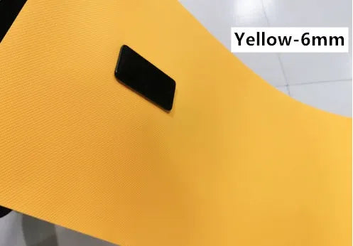 EVA yoga mat in choice of colours with 4mm or 6mm thickness options for fitness exercises