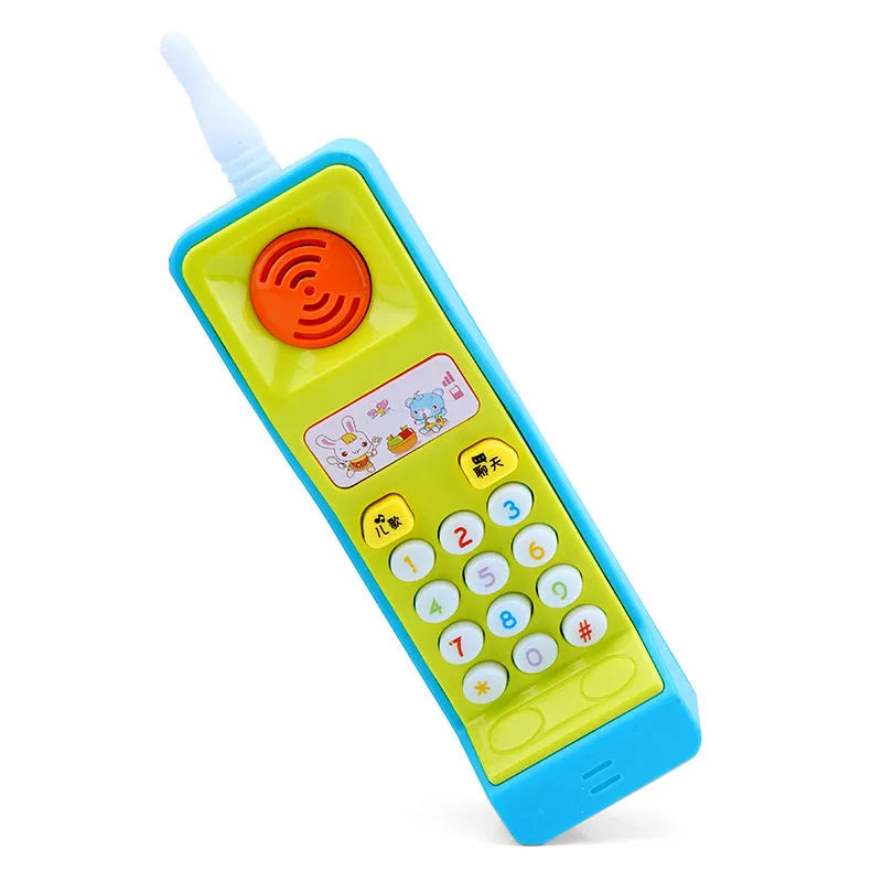 Cartoon animal children's educational toy with sound and light features for age 3 plus