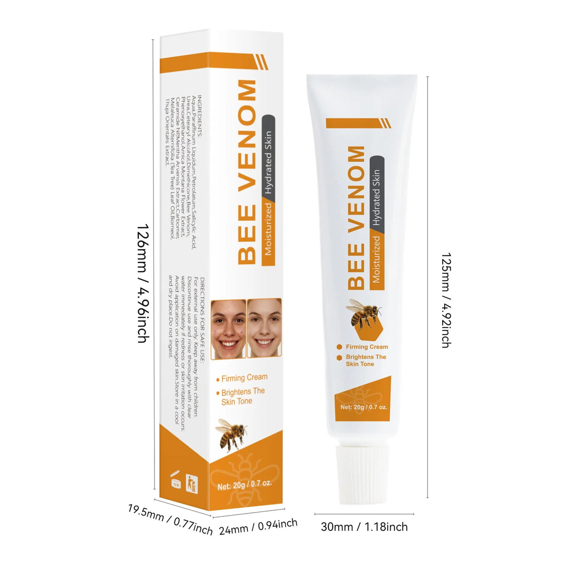Universal Beauty Bee Facial Cream 20g jar export skincare product