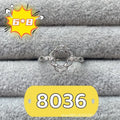 Oval denier ring with open mouth design, 6x8 main stone, and five-pointed star motif in electroplated copper