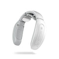 Red and white intelligent cervical massager with battery and multiple massage modes for neck and body relief
