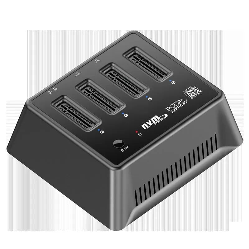 Aluminium M.2 SSD enclosure for SATA and NVMe drives with USB 3.0 cable