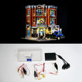 MOC modified LED lighting accessories plastic construction corner repair shop colour scheme building toys