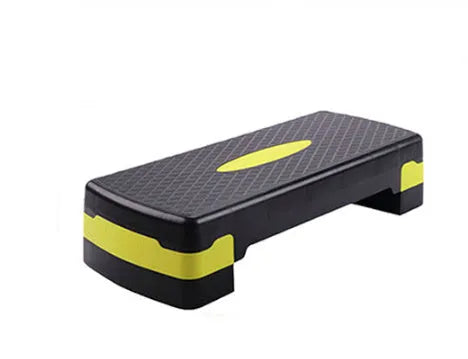 Fit Step aerobics platform in grey, green, or orange colours measuring 68x28x15cm