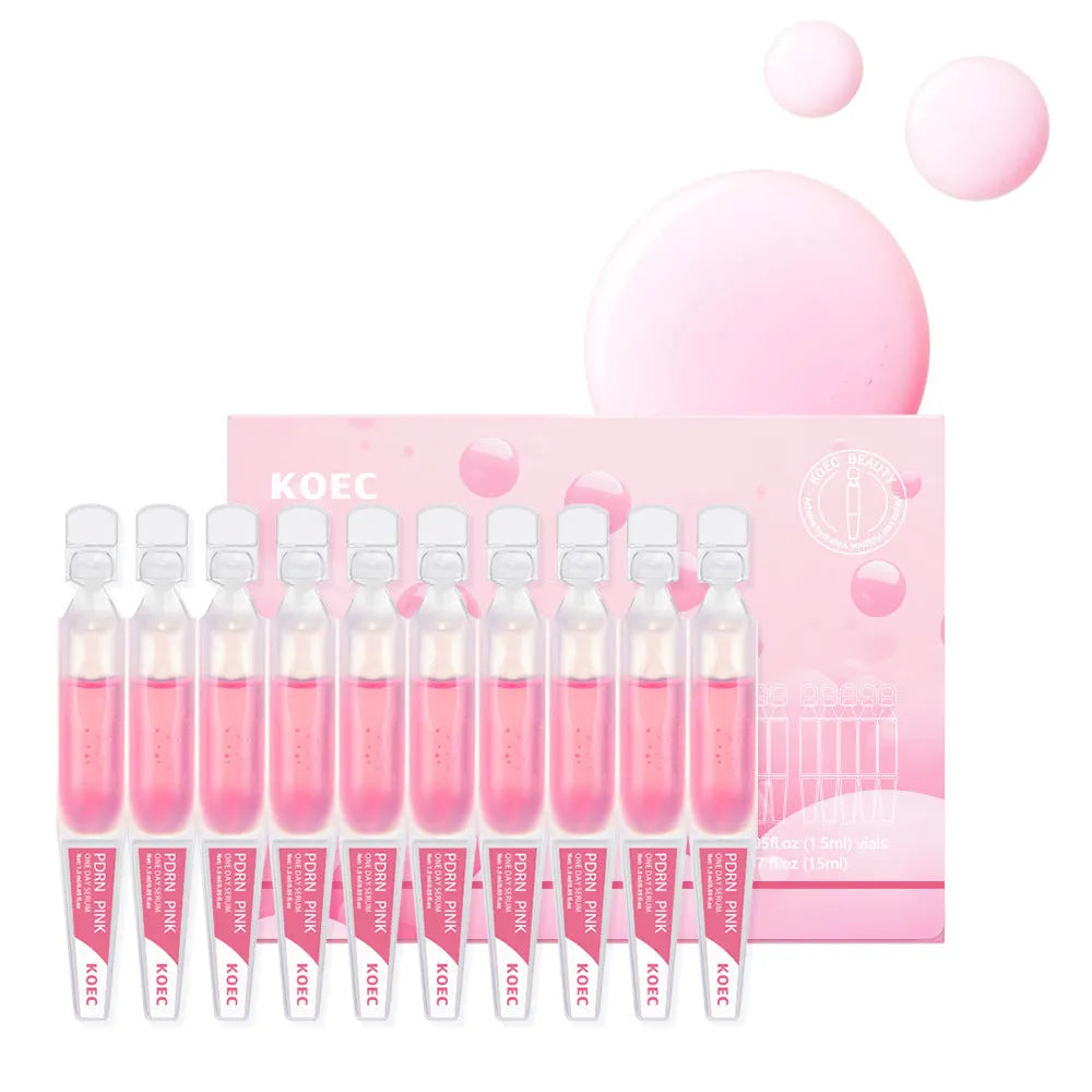 KOEC powder polypeptide disposable moisturising essence sheets 10 pack with individual 1.5ml capacity