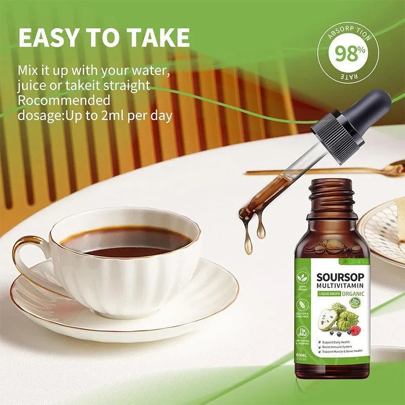 60ml bottle of edible care drops in prickly fruit and lychee flavours for adult use.