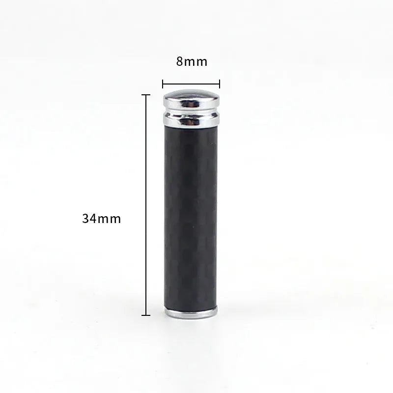 Black carbon fiber and metal universal door lift decorative cover body for car handle replacement