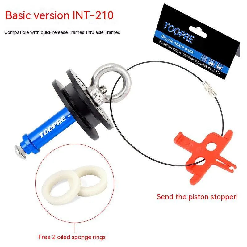 Aluminium alloy bicycle chain holder tool with barrel shaft design for quick release bike maintenance