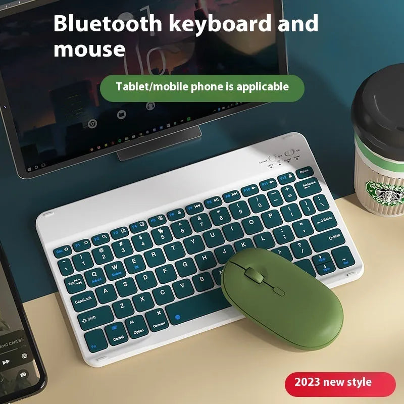 Bluetooth wireless keyboard for tablet PC in multiple colour options with USB charging cable
