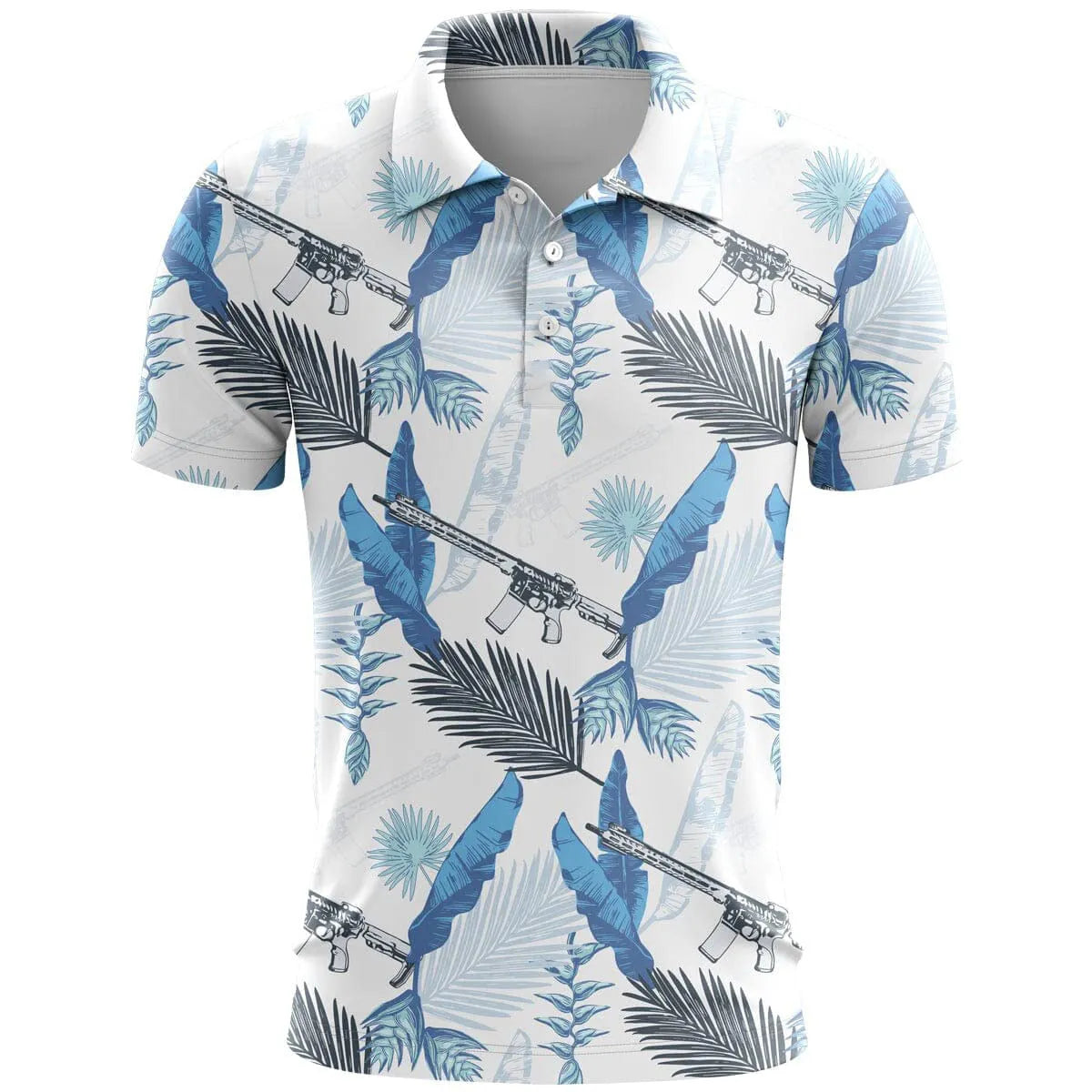 3D printed pattern on a loose fit short sleeve sports top made from bird eye polyester cloth.