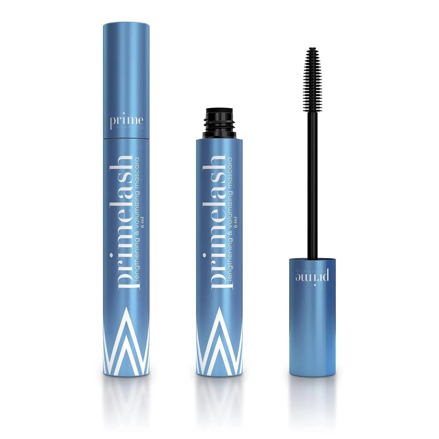 Eye black makeup compact with built-in brush applicator for eyebrows and eyelashes