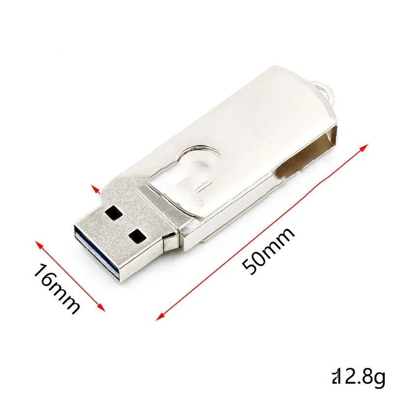 ATmega32U4 USB virtual keyboard development board measuring 50mm by 16mm