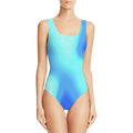 Girl's digital print one-piece swimsuit in sleeveless design with polyester construction