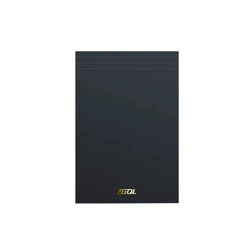 A5, B5 and A4 writing pads with blank, grid and horizontal line rulings showing tearable sheets