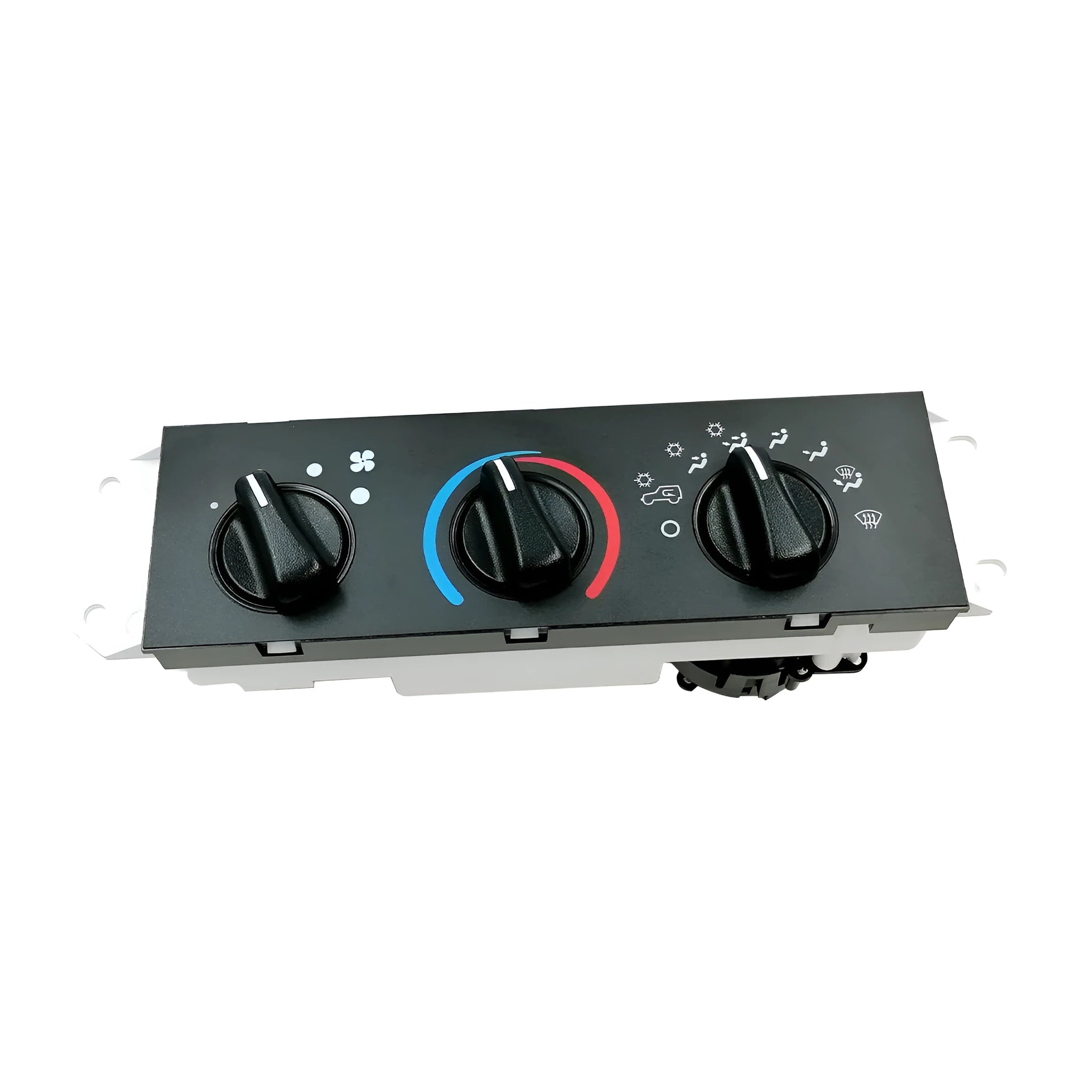 Black automotive air conditioning control panel for Jeep Wrangler 2005-2006 models with OE number 55056558AA