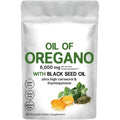 Pack of Butter Black Seed Oil Soft Capsules dietary supplement, showing pack size options of 180 or 300 tablets.